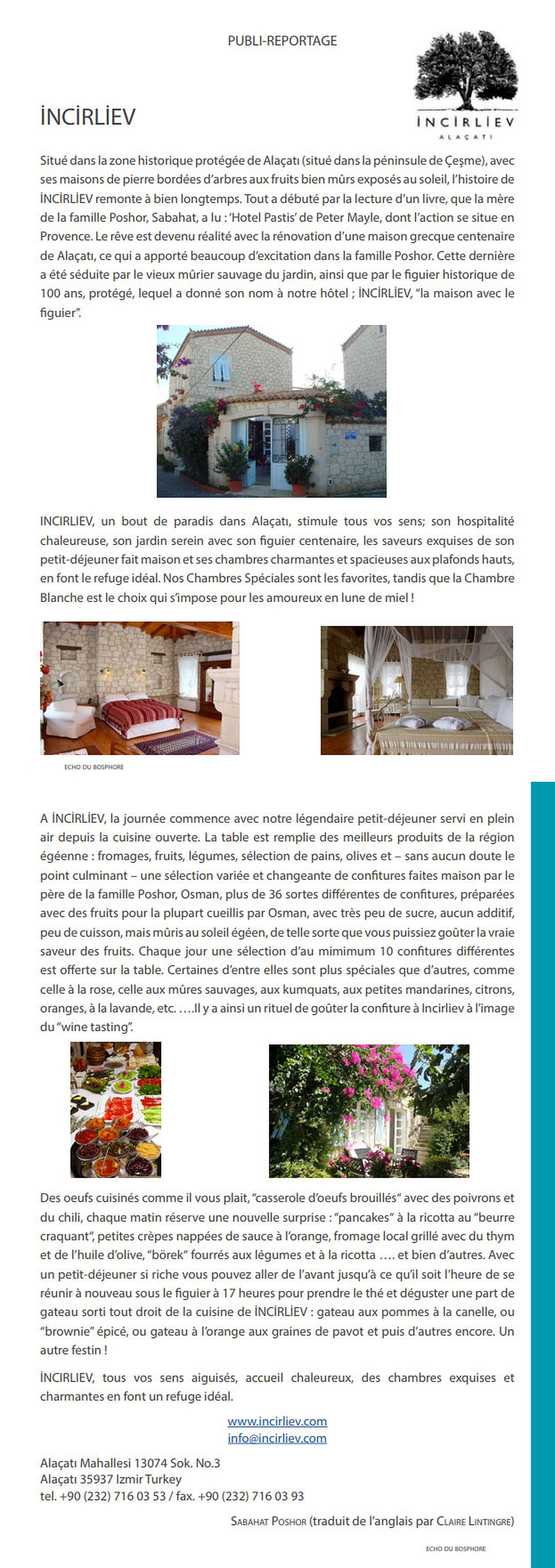 L' Echo du Bosphore, Dec, Jan, Fev 2019
