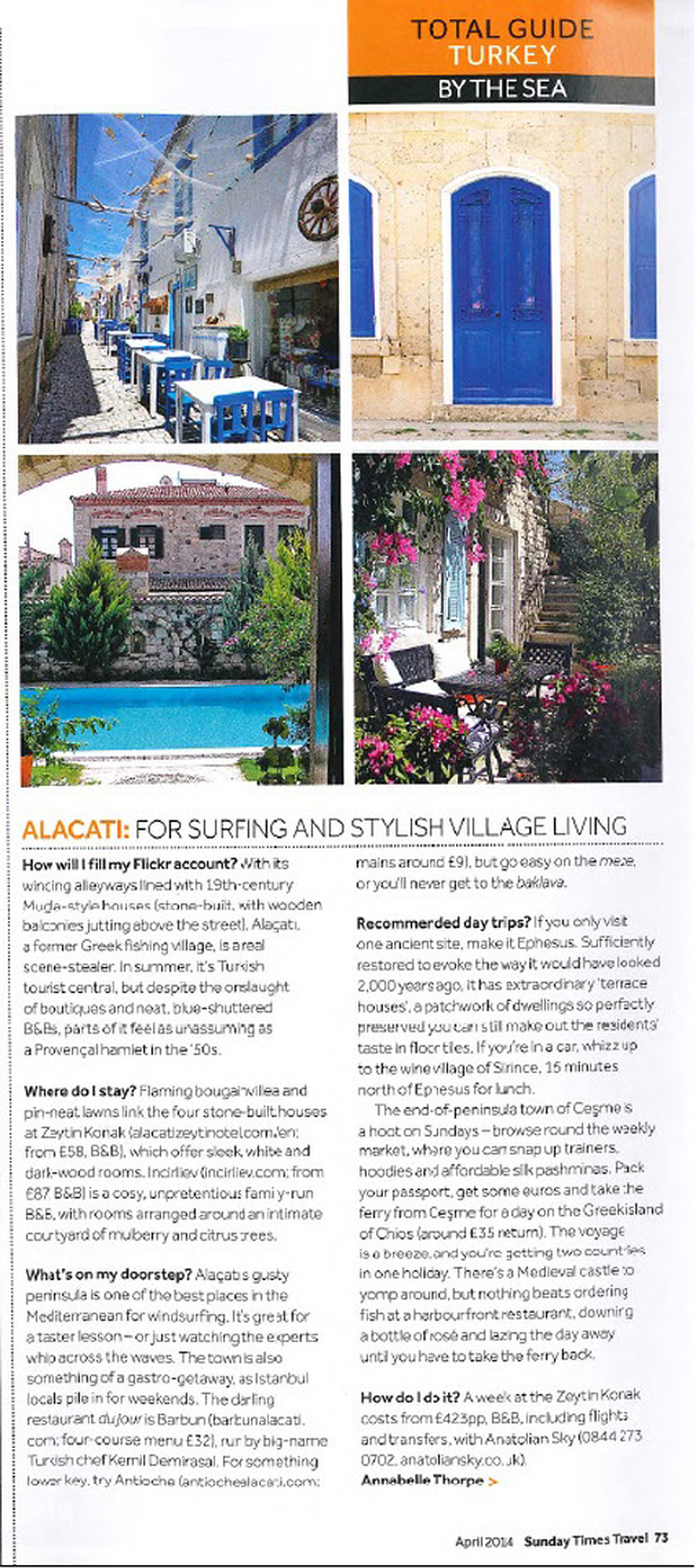 Sunday Times Travel magazine